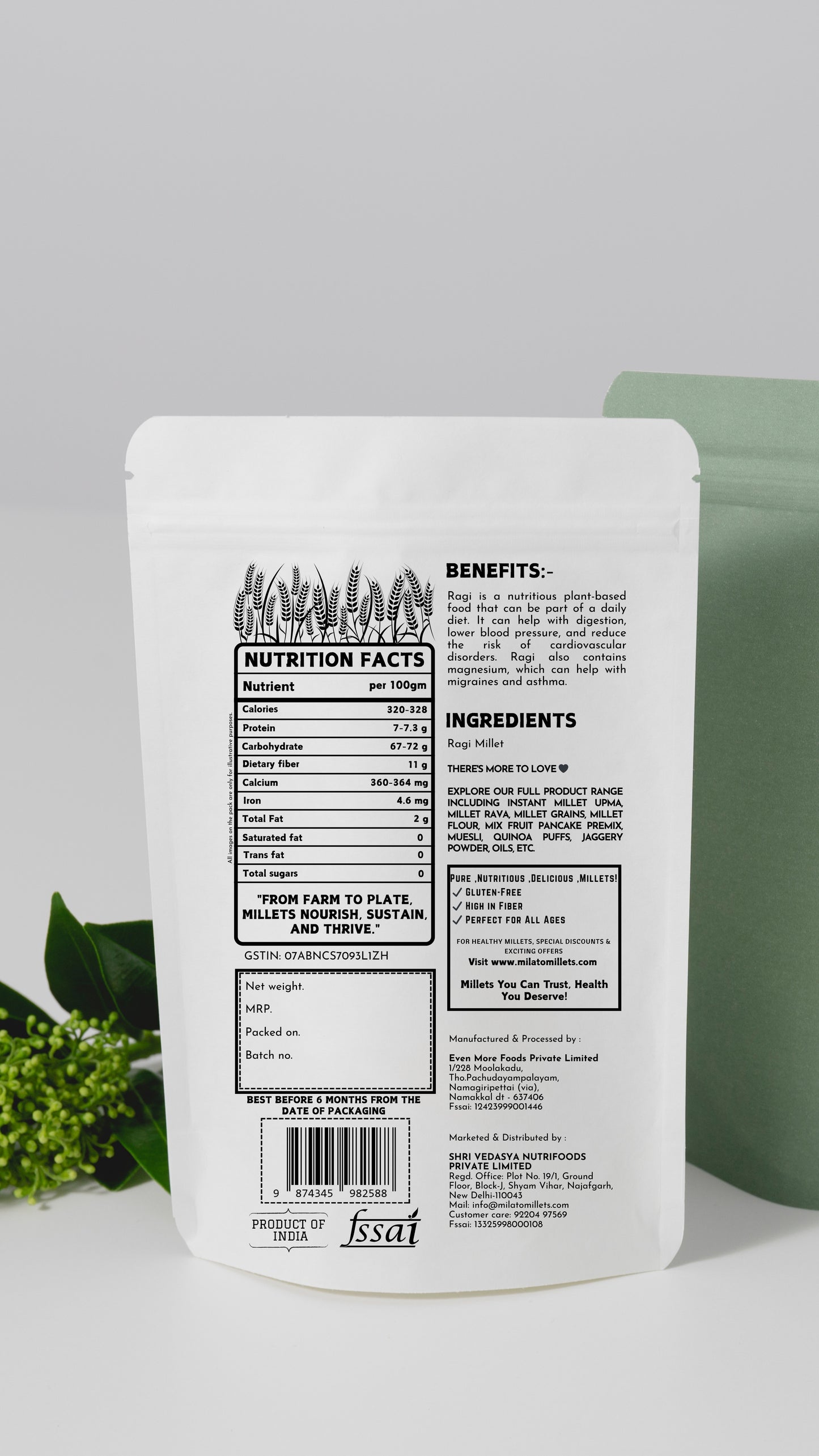 Ragi Millet Flakes