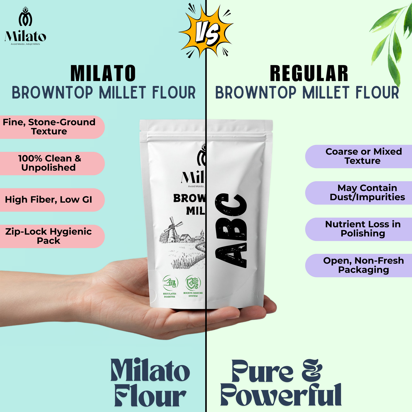 Browntop Millet Flour