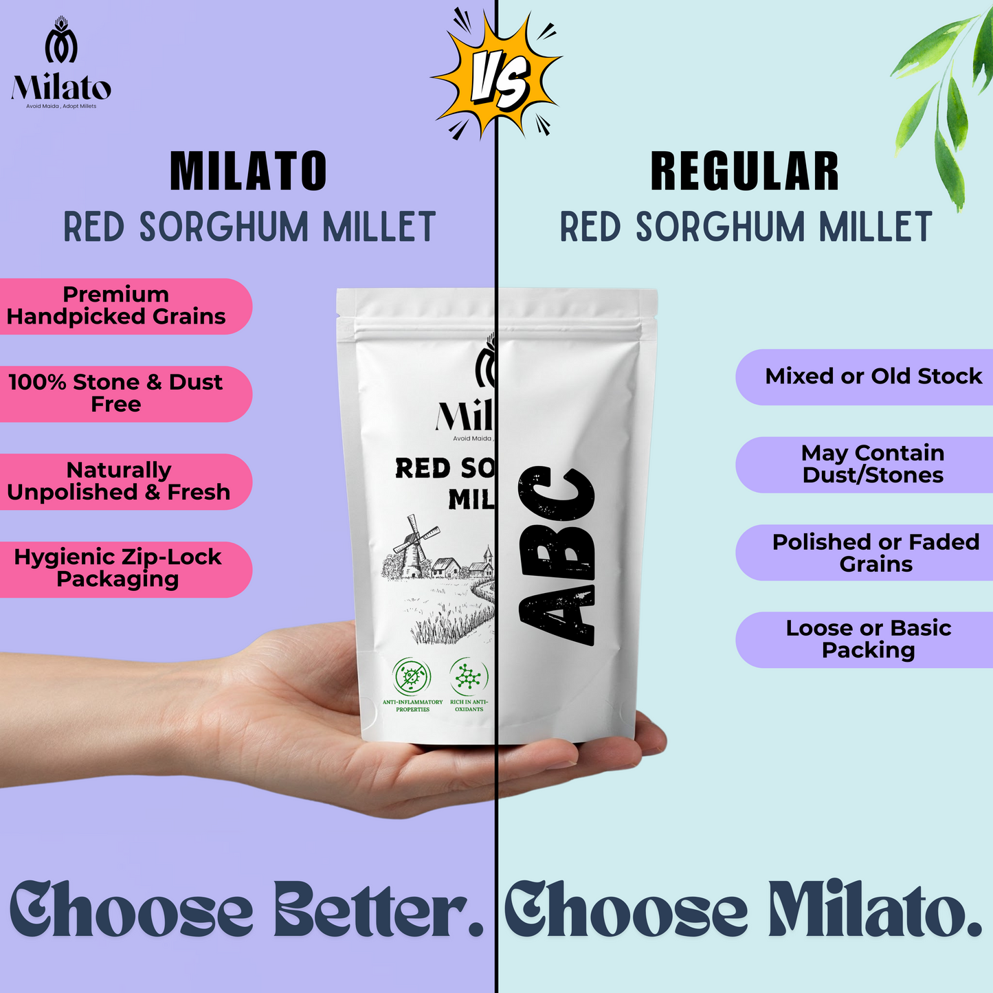 Red Sorghum Millet Grain