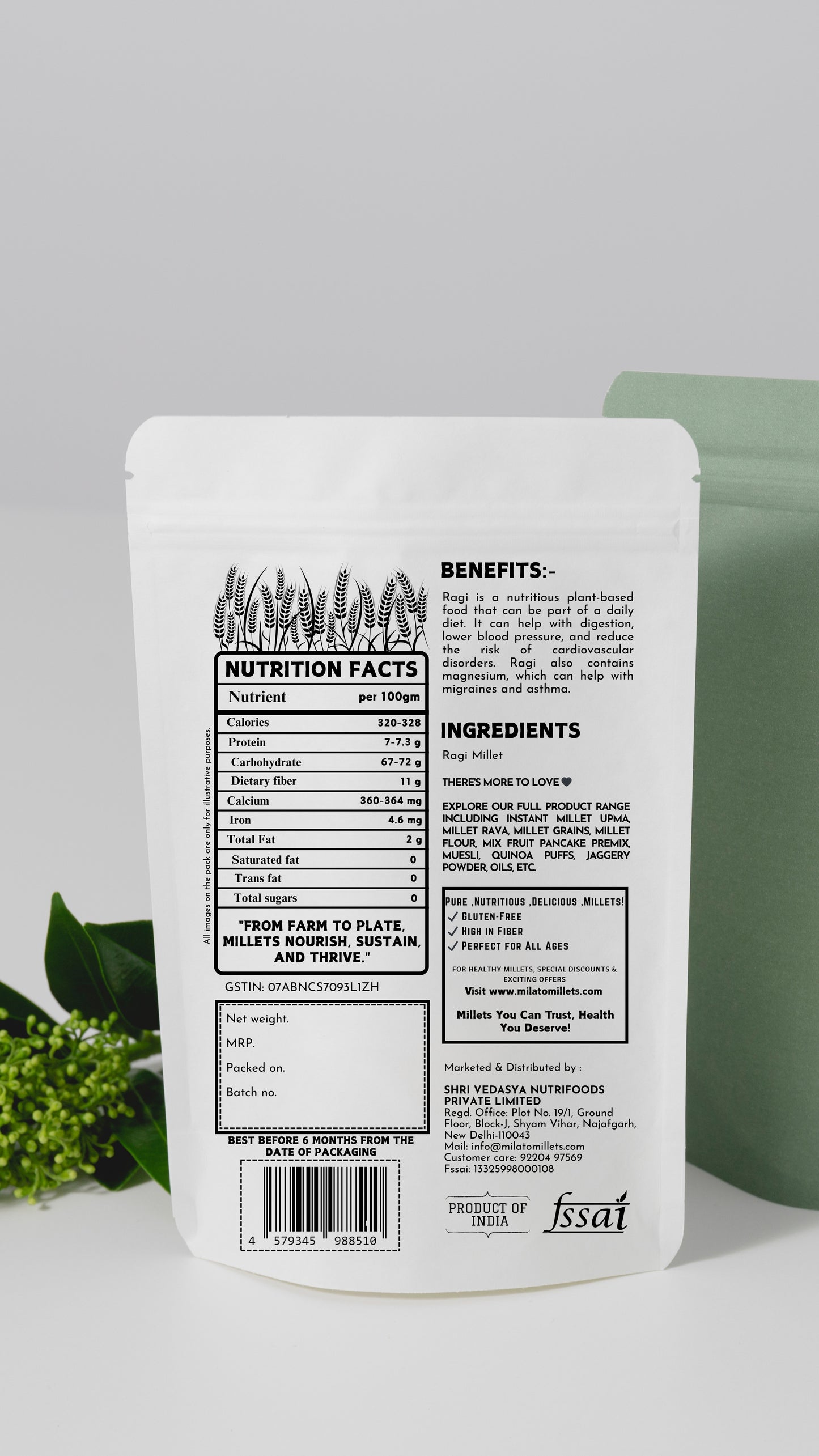 Ragi Millet Flour